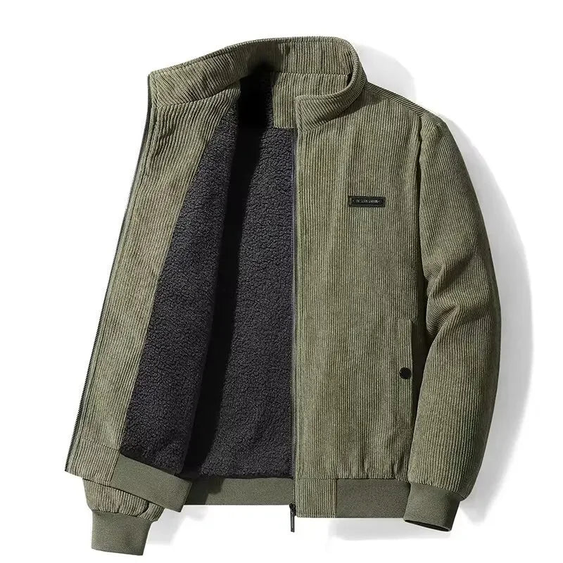HARRISON OF CALIFORNIA | CORDUROY JACKET WITH FLEECE LINING