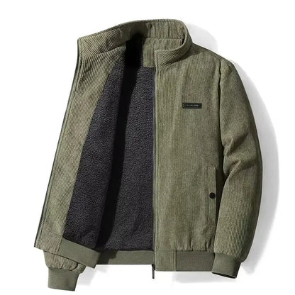 HARRISON OF CALIFORNIA | CORDUROY JACKET WITH FLEECE LINING