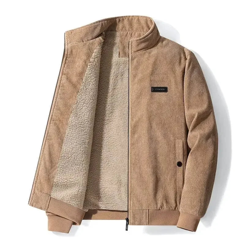 HARRISON OF CALIFORNIA | CORDUROY JACKET WITH FLEECE LINING
