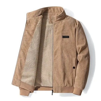 HARRISON OF CALIFORNIA | CORDUROY JACKET WITH FLEECE LINING